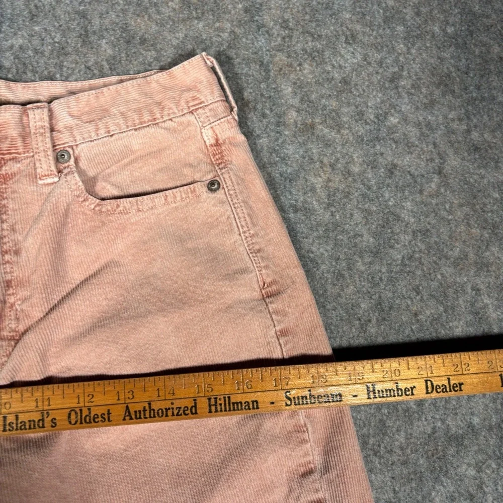 American Eagle Mom Jean Corduroy Super Stretch High Rise Pink Pants 4 Regular